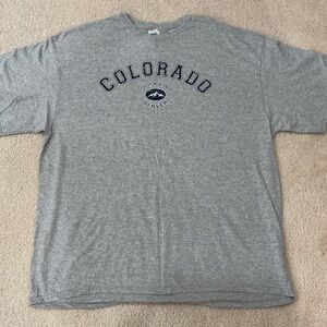 Colorado Graphic Tee - Grey Short Sleeve Men’s Shirt XXL